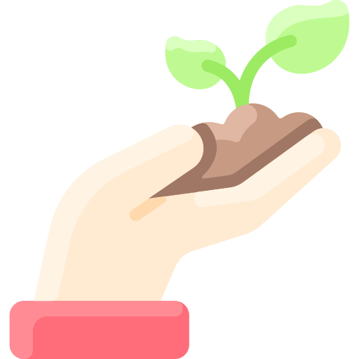 Planteskud i hånd